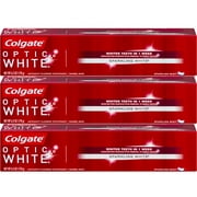 (3 pack) (3 Pack) Colgate Optic White Anticavity Fluoride Toothpaste Sparkling Mint, 6.3 OZ