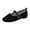 Black, variant on Womens Flats Square Toe Ballet Flat Shoes Ankle Strap Dressy Comfortable Slip On Formal Dress Shoes 2026 Fashion Casual Suede Soft Lightweight Low Top Non Slip Walking Shoes Red 8.5 Wide