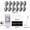 12 lamp+1 remote control, variant on Wireless LED Strobe Lights with Remote Control, 8 Colors USB Charing Waterproof Anti-Collision Led Emergency Warning Lights for Car Motorcycle Drone Aircraft Bike,6 lamp+1 remote control
