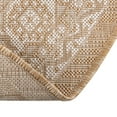 thumbnail image 6 of Rugs.com Outdoor Aztec Collection Rug – 3 Ft Round Natural Flatweave Rug Perfect For Kitchens, Dining Rooms, 6 of 6