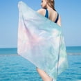 thumbnail image 2 of OAVQHLG3B Microfiber Beach Towel Super Lightweight Colorful Bath Towel Sandproof Beach Blanket Multi-Purpose Towel For Travel Swimming Pool 30x60 Inch, 2 of 4