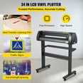 thumbnail image 2 of VEVOR 34 inch Vinyl Cutter, 870mm Cutting Plotter Machine, Signmaster Software Sign Making Machine Paper Feed Vinyl Cutter Plotter with Stand, 2 of 9