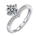 thumbnail image 2 of Bilqis Deals 2022 New Moissanite Diamond Open Adjust ，Open Size Adjuster For Loose Rings, 2 of 8