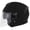 Matt Black, variant on 1STORM MOTORCYCLE OPEN FACE HELMET SCOOTER CLASSICAL KNIGHT BIKE DUAL LENS/SUN VISOR HJK526 Glossy Pink