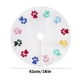 thumbnail image 3 of Christmas Mini Trumpet Tree Skirt with Cute Creative Dog Paw Design - Perfect Holiday Decor for Your Tree, Adding a Fun Touch to Festive Celebrations and Seasonal Gatherings, 3 of 6