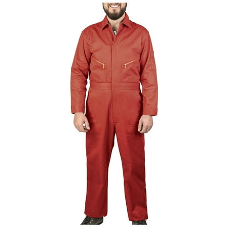 Red Coverall - Men's Twill Non Insulated Coveralls Haliburton Red 58 X - Tall