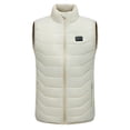 thumbnail image 2 of Txeol White Heated Jacket Vest for Men and Women Electric USB Jacket with 28 Heating Zones 4 Heating Gear Adjustable Winter Warm Sleeveless Jackets,M, 2 of 9