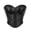 Black, variant on EYNMVR Women Black Corset Tops Satin Summer Going Out Strapless Bustier Crop Top for Party,Gothic,Halloween