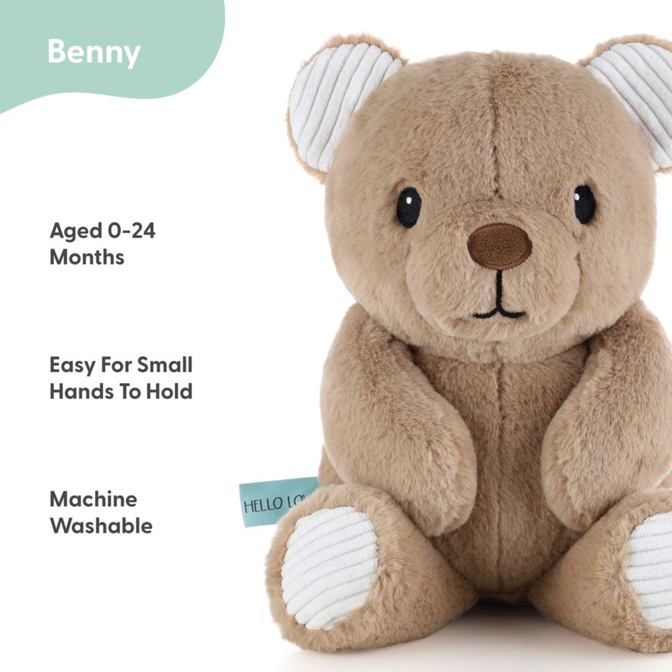 The Peanutshell Benny the Bear Plush Toy photo 3