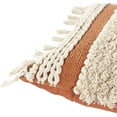 thumbnail image 3 of Helena HNA-010 18"H x 18"W Square Pillow Kit in Burnt Orange/Ivory/Khaki, 3 of 5