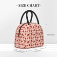 thumbnail image 2 of Salouo Ladybugs With Heart Spots for Insulated Lunch Bag for Women/Men - Leakproof Cooler Tote Bag Organizer - Reusable Lunch Box for Office Picnic Hiking Beach-One Size, 2 of 6