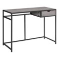 thumbnail image 3 of Monarch Specialties Computer Desk, Home Office, Laptop, Storage Drawer, 42"l, Work, Metal, Laminate, Grey, Contemporary, Modern, 3 of 4