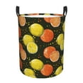 thumbnail image 6 of Picia Orange Lemon Large Laundry Basket, Waterproof, Freestanding Laundry Hamper, Collapsible Tall Clothes Hamper with Extended Handles-, 6 of 8