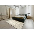 thumbnail image 4 of Ahgly Company Indoor Rectangle Traditional Blanched Almond Beige Persian Area Rugs, 7' x 10', 4 of 6