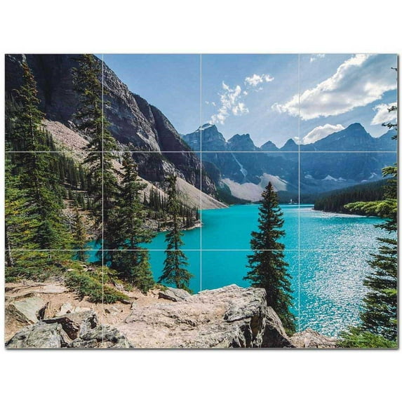 Lake Ceramic Tile Mural Kitchen Backsplash Bathroom Shower 400702-XL43