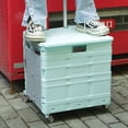 thumbnail image 2 of Carro Utilitario Plegable, Carro de Mano de Aleacio de Aluminio Con 4 Ruedas de Freno Silenciosas, Rueda Universal, Para Compras, Almacenamiento, Picnics, Viajes, 2 of 6