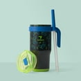thumbnail image 6 of Reduce Coldee Kids Tumbler Spill-Proof Straw & Handle. Insulated Stainless Steel 18 oz, Gamer Glow, 6 of 6