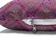 thumbnail image 4 of Purple Hippie Pet Bed, Pattern of Traditional Eastern Motifs Inspired by the Paisley Design, Resistant Pad for Dogs and Cats Cushion with Removable Cover, 24" x 39", Purple Multicolor, by Ambesonne, 4 of 4