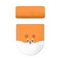 thumbnail image 2 of HELLHERO Polyester Fabric Toilet Lid Seat Cover Toilet Protector Cover Elastic Bottom Universal Fits All Toilet Shapes Non-Slip Soft for U-Shaped Shiba Inu, 2 of 8