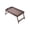 Brown, variant on Hyknon Folding Bed Tray Table, Wood Bedside Breakfast Tray with Folding Legs and Handle, Food Lap Trays Fits, Food Serving Tray Table for Bed Sofa Eating Laptops TV Lap Tray Table on Couch, Brown