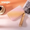 thumbnail image 6 of Wrangler Wallet Purse for Women Gradient Wristlet Wallet with Credit Card Holder, Tan, 6 of 7
