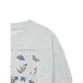 thumbnail image 2 of Wonder Nation Tween Girls Graphic Sweatshirt with Long Sleeves, Sizes 4-18, 2 of 3