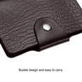 thumbnail image 4 of Uxcell Credit Card Holder, 1 Pack Slim Wallet Leather Purse Business Cards Protector with 12 Card Slots, Brown, 4 of 5