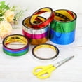 thumbnail image 5 of Uxcell 15mmx30m Prism Tape Holographic Reflective Self Adhesive Decor, Silver 2 Pack, 5 of 5