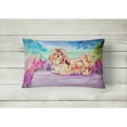 thumbnail image 2 of Carolines Treasures Shih Tzu Canvas Fabric Decorative Pillow 12H x16W multicolor, 2 of 3
