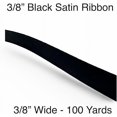 thumbnail image 4 of FabricLA | Satin Ribbon | Black Ribbon 3/8" Wide x 100 Yards | Single Face Satin Ribbon | Liston Rojo | Polyester Fabric Ribbon for Bows Bouquet, Gift Wrapping, Floral Arrangement, 4 of 8