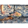 thumbnail image 3 of GameMaker Grill Open Fire Camping Gravity Grill Griddle, Black, 3 of 5