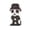 Black Top Hat Gentleman, variant on Halloween Micro Mini Building Blocks Figures Series, Spooky Skeleton Werewolf Witch Pumpkin Brick Toys, DIY 3D Model Party Favors, Trick or Treat Goodie Bag Fillers