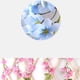 thumbnail image 3 of Yuarrent Flores artificiales de Sakura, guirnalda de vid, decoración de pasillo de Hotel, decoración de seda para balcón, jardín, fiesta, Kits de decoración para fiestas Blanco, 3 of 6