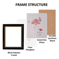 thumbnail image 2 of Decorebay Home 10x8 Inch (25x20 cm) Polymer Single Photo Display Black Frame, 2 of 9