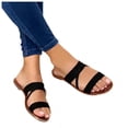 thumbnail image 4 of Zapatillas con punta abierta para mujer, sandalias cómodas, informales, cómodas, para la playa Wmkox8yii ytu5731, 4 of 4