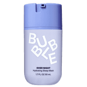 Bubble Skincare Overnight Hydrating Sleep Cream Mask, Leave-on Mask, All Skin Types, 1.7 fl oz