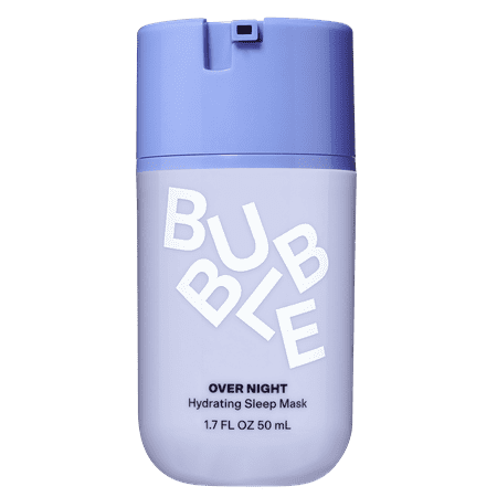 Bubble Skincare Overnight Hydrating Sleep Cream Mask, Leave-on Mask, All Skin Types, 1.7 fl oz