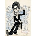thumbnail image 3 of Patricq Kroon 14x18 Black Modern Framed Museum Art Print Titled - James Meijer Conducts Jazz Music (1920), 3 of 5