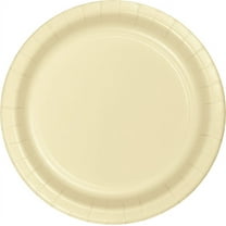 240 Count Bulk Pack Ivory Paper 6.75 inch Dessert Plates
