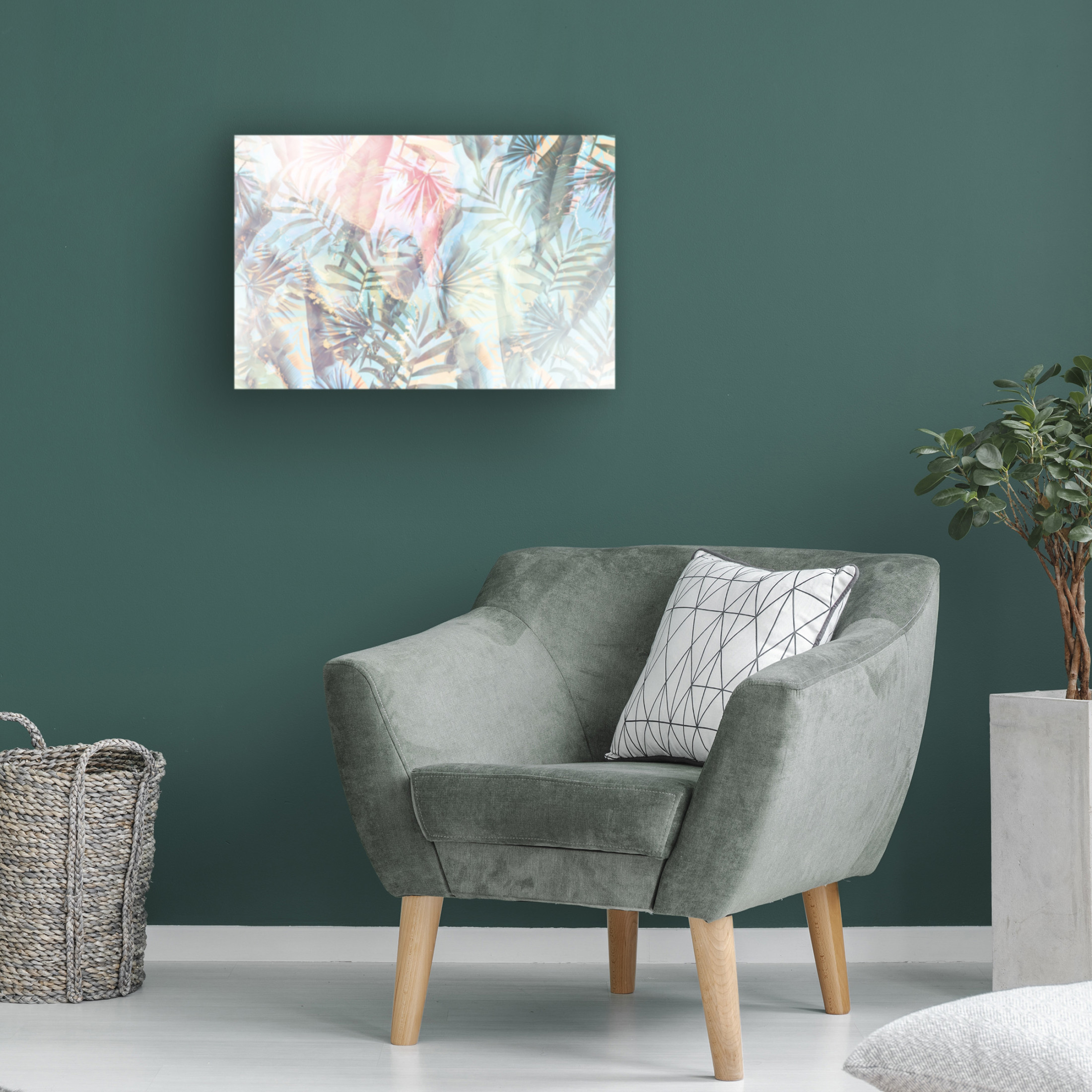 Trademark Fine Art Rafal Kulik Ombre floral Canvas Wall Art