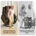 thumbnail image 5 of Danolapsi Oversized Power Lift Recliner Chair for Elderly with Vibration Massage and Lumbar Heating,150°Adjustable Lay Flat Lift Chair Electric Recliner Chairs,Stand Assist for Living Room, 5 of 7
