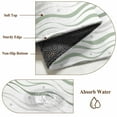 thumbnail image 6 of 6x9 Area Rugs for Living Room, Sage Green Non Slip Area Rugs for Kitchen Bedroom Entryway, Waves Modern Abstract Art Washable Carpet Runner Rug Floor Mats for Bedroom Home Decor, 6 of 9