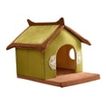 thumbnail image 3 of Cama para Gato, Nido para Perro, Cachorro Antideslizante, Fondo Suave Antideslizante, cojín para Mascotas, perrera, Conejo, cabaña extraíble, Cueva pa S, 3 of 8