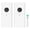 White, variant on NFTIGB Single Beam Infrared Photocells Motion Detector For Door Gate Opener, 98.43ft Range 12-24V IP65 Outdoor Security Anti-Theft Sensor System, White