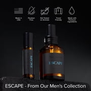 Pure Instinct ESCAPE The Original Pheromone Infused Essential Oil Perfume Cologne - Men's Collection - TSA Ready (Spray Bottle 2 Fl. Oz./60mL)