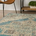 thumbnail image 3 of Addison Rugs Essex 3'1" x 5'4" Replica Heriz Fabric Area Rug in Blue, 3 of 12