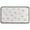 White Boho Bohemia, variant on Black Turquoise and Gray Floral Pattern Door Rugs,Washable Non Slip Door Mats Indoor,Decorative Door Mats,Entry Mat Indoor for Entrance,Bedroom,Kitchen,Bathroom,30"x17"