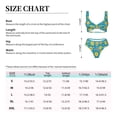 thumbnail image 6 of Daiia Bee Sunflower Women's Bikini Set Two Piece Swimsuit High Waisted Bikini Adjustable Straps Bikini Perfect for Beach, Pool, and Summer Vacation-, 6 of 9
