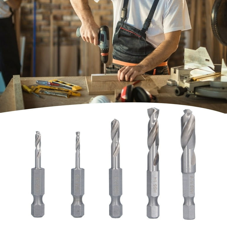 Hex Shank Drill Bits Wear Resistant Durable Easy To Use Drill
