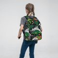thumbnail image 5 of Xecao Dinosaur Skeleton print Backpack For women men Aesthetic Lightweight Travel Daypack Simple Cute Backpack For Bookbag, 5 of 5